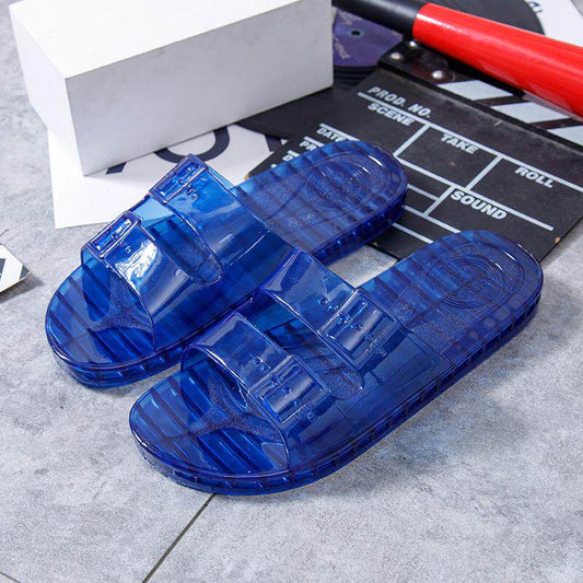 Crystal Clear Rubber House Slippers