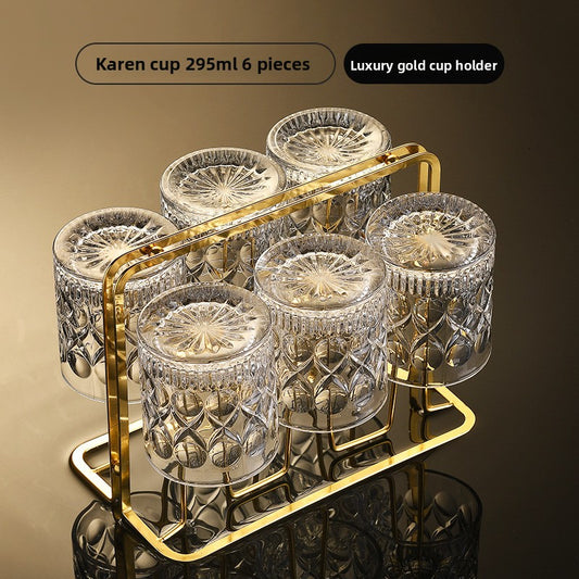 Crystal cocktail glass