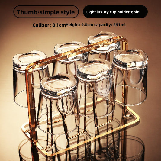 Crystal cocktail glass