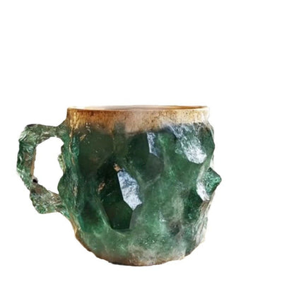 Crystal Coffee Mugs Imitation Mineral Crystal Coffee Resin Cup