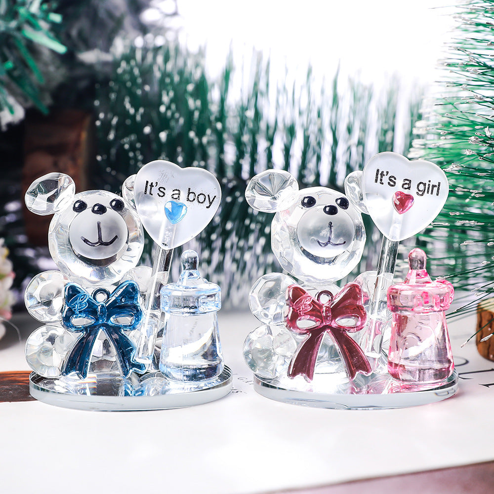 Crystal Craft Bear Ornament