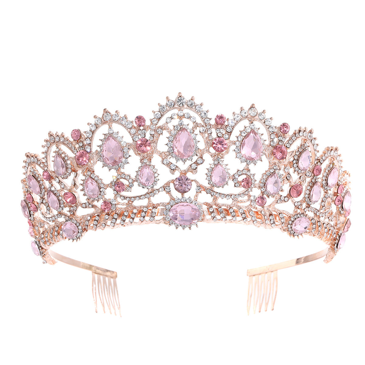 Crystal crown headdress