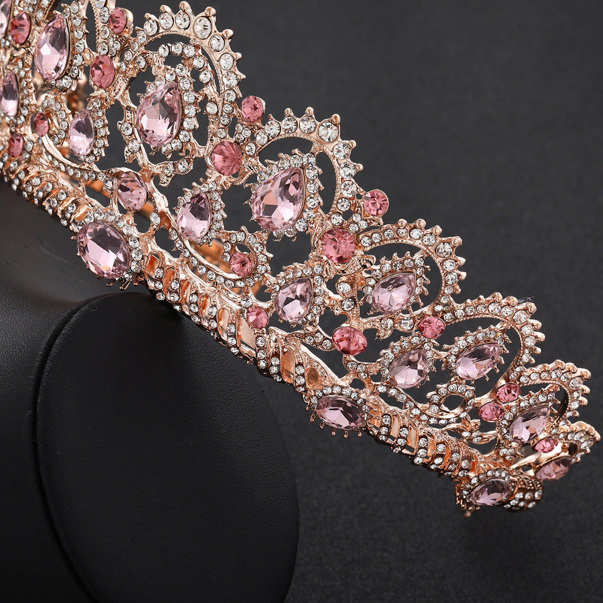 Crystal crown headdress