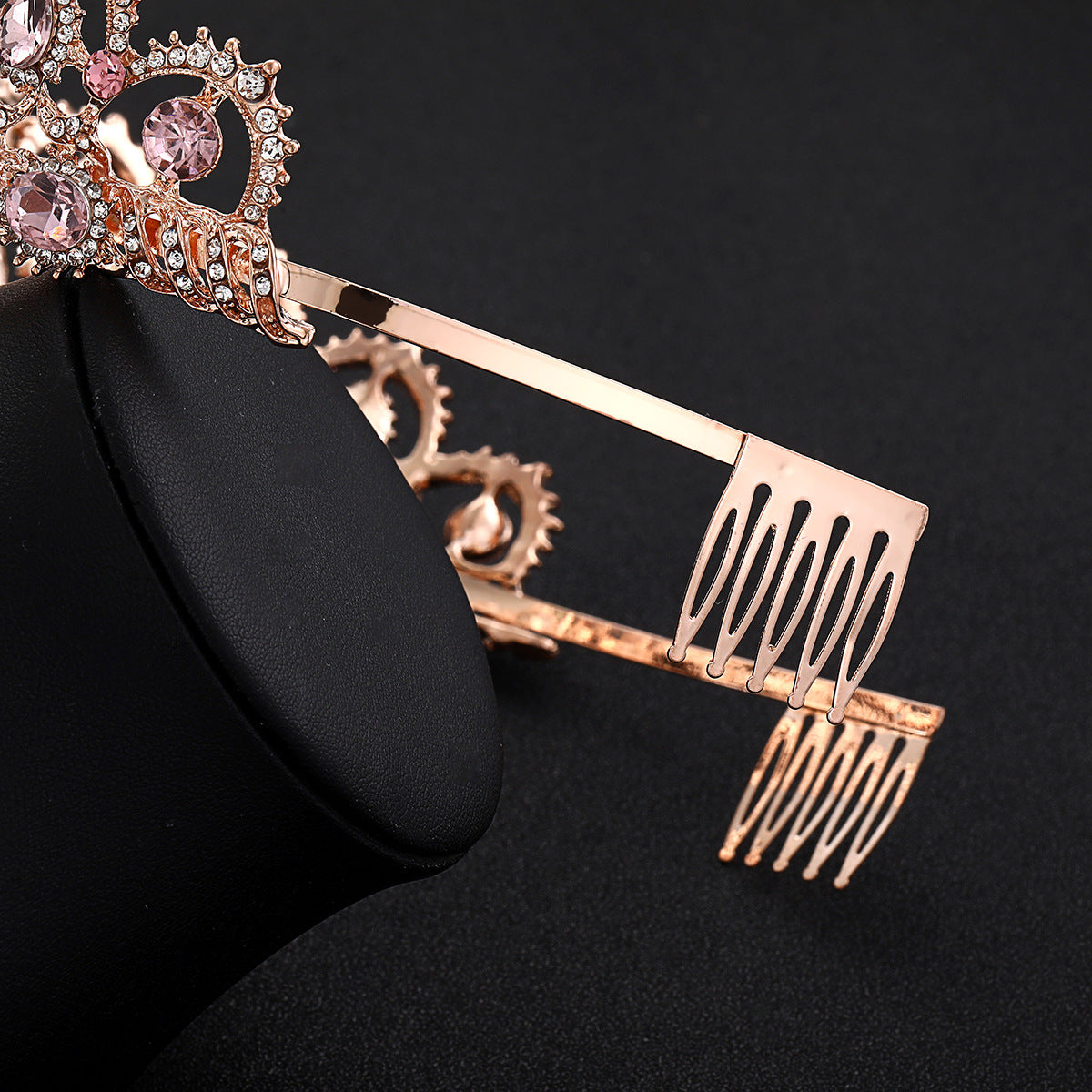 Crystal crown headdress