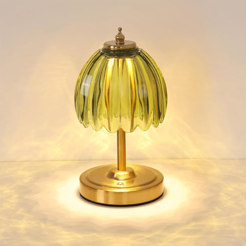 Crystal Decorative Table Lamp Bedside Night Light Touch LED