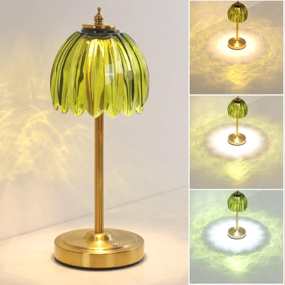 Crystal Decorative Table Lamp Bedside Night Light Touch LED