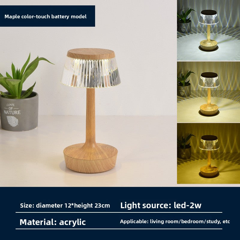 Crystal Diamond LED Table Lamp with Touch Control