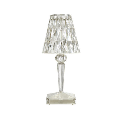 Crystal Diamond LED Table Lamp with Touch Control