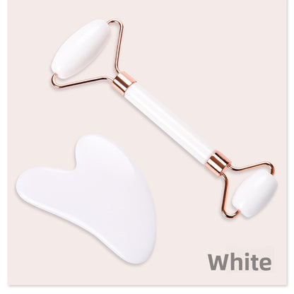 Crystal Facial Roller and Heart Scraper Massage