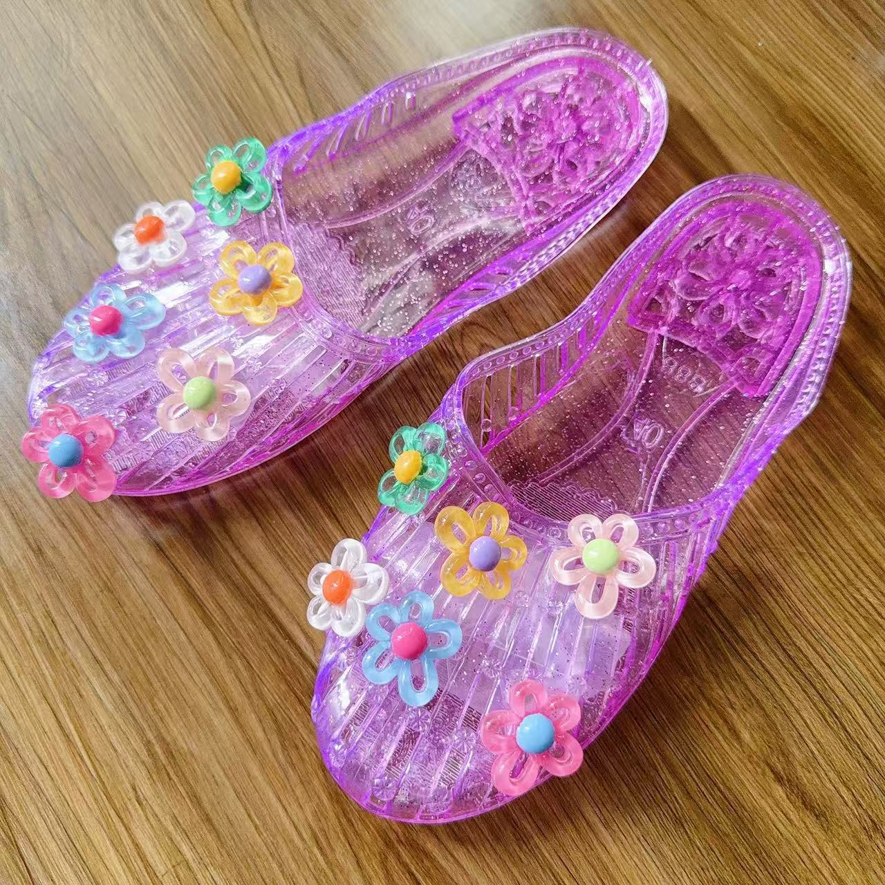 Crystal Flat Sandals for Women