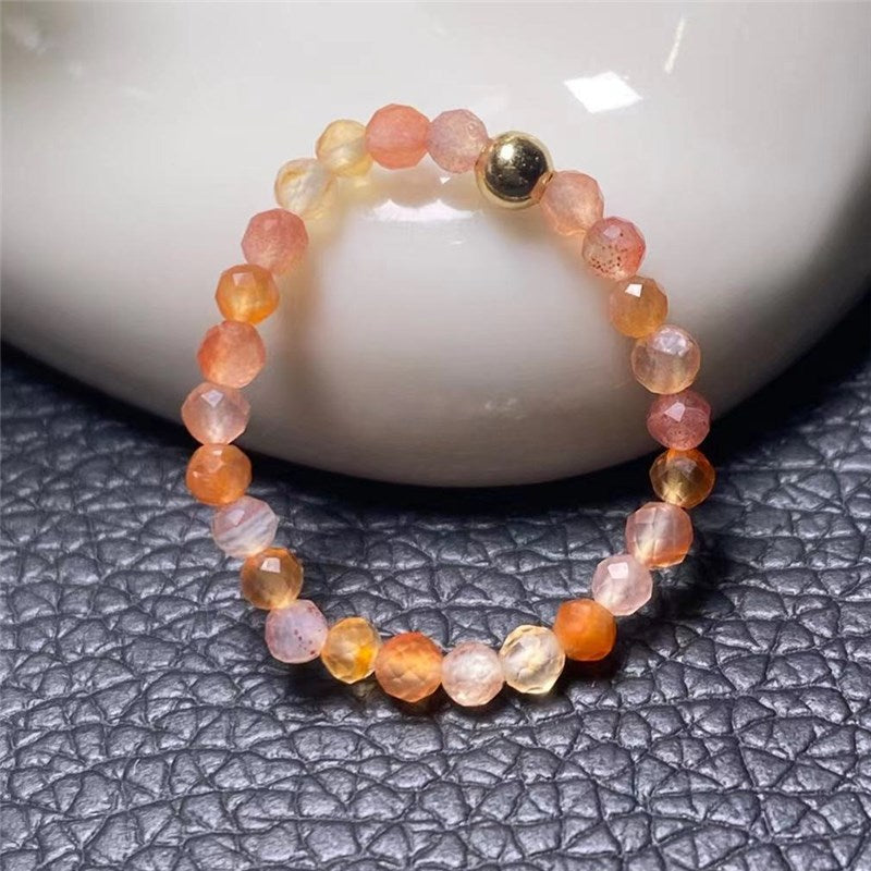 Crystal Geometric Stone Ring
