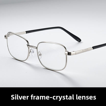 Crystal Glass Anti-Fatigue Reading Glasses