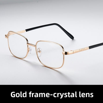 Crystal Glass Anti-Fatigue Reading Glasses