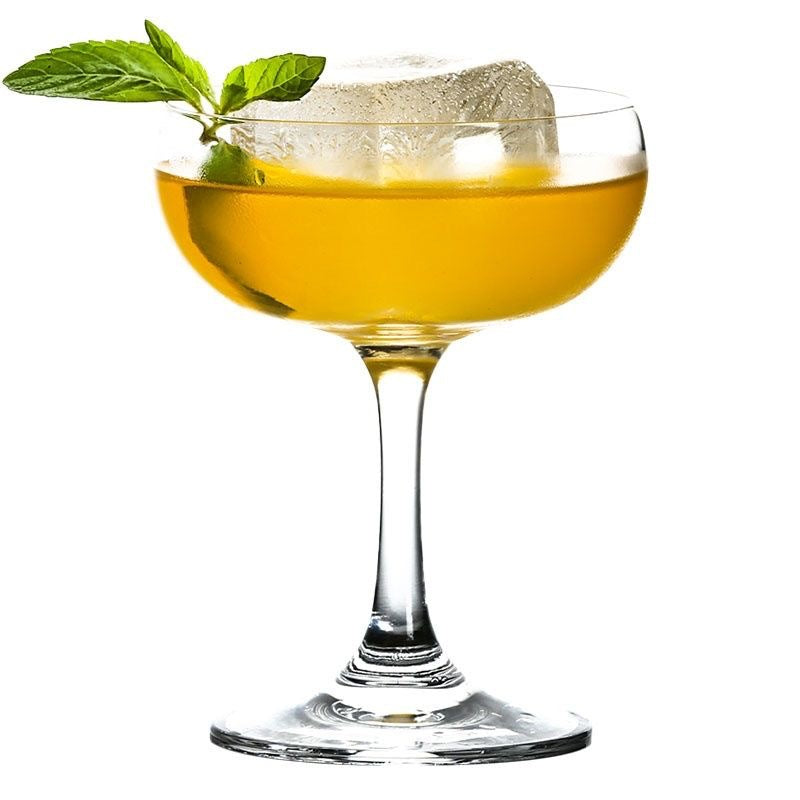 Crystal glass cocktail glass