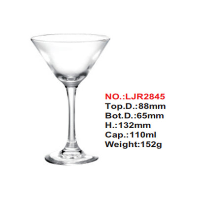 Crystal glass cocktail glass