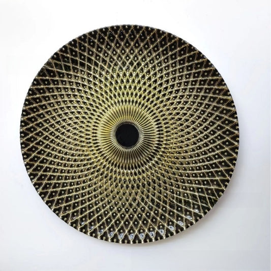 Crystal Glass Decorative Serving Plate