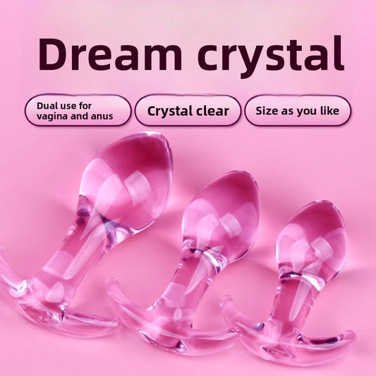 Crystal glass insertion rod