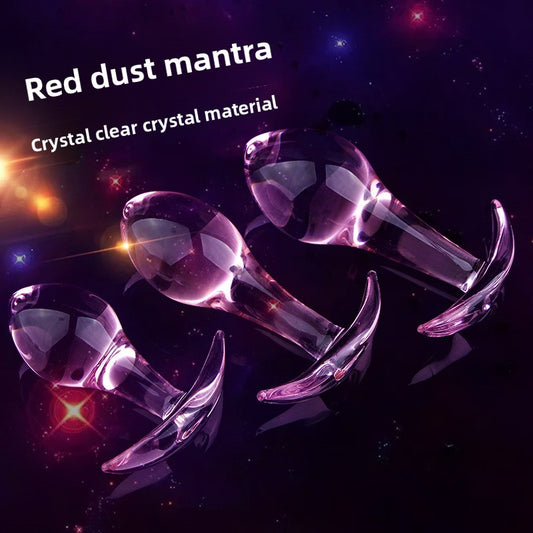 Crystal glass insertion rod
