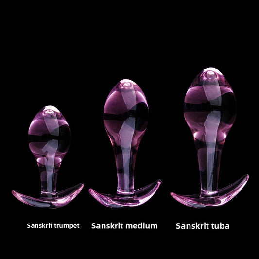 Crystal glass insertion rod