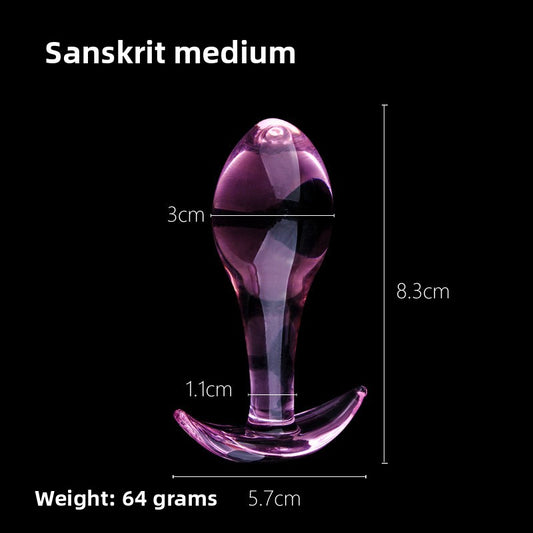 Crystal glass insertion rod