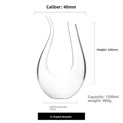 Crystal Glass Wine Decanter