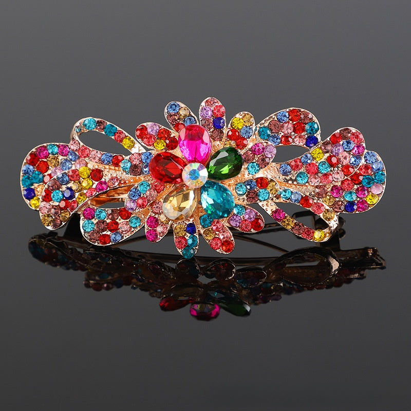 Crystal hair clip