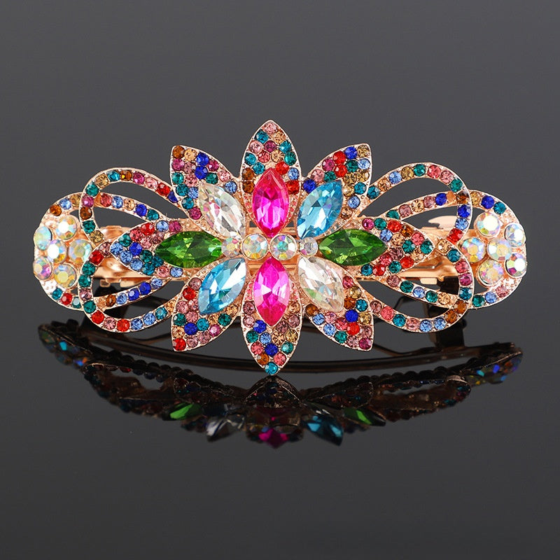 Crystal hair clip