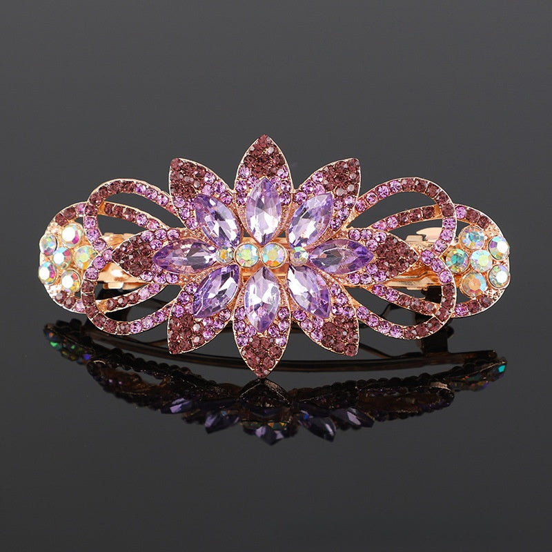 Crystal hair clip