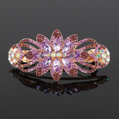 Crystal hair clip