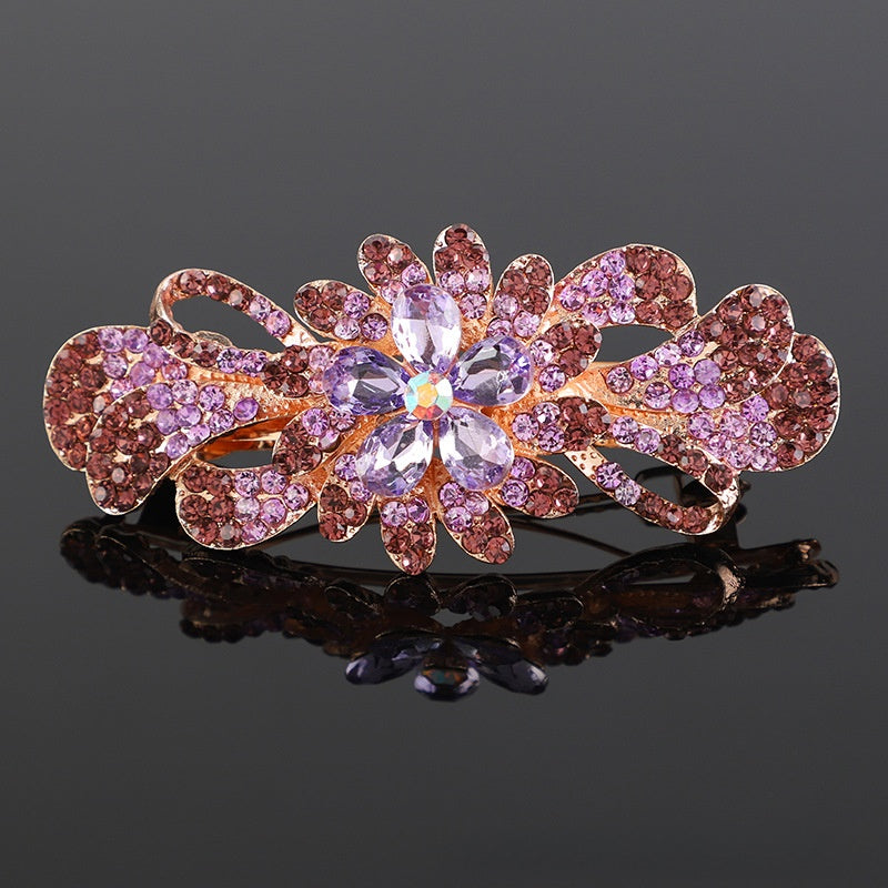 Crystal hair clip