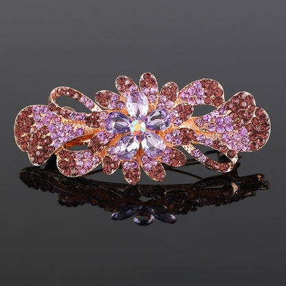 Crystal hair clip