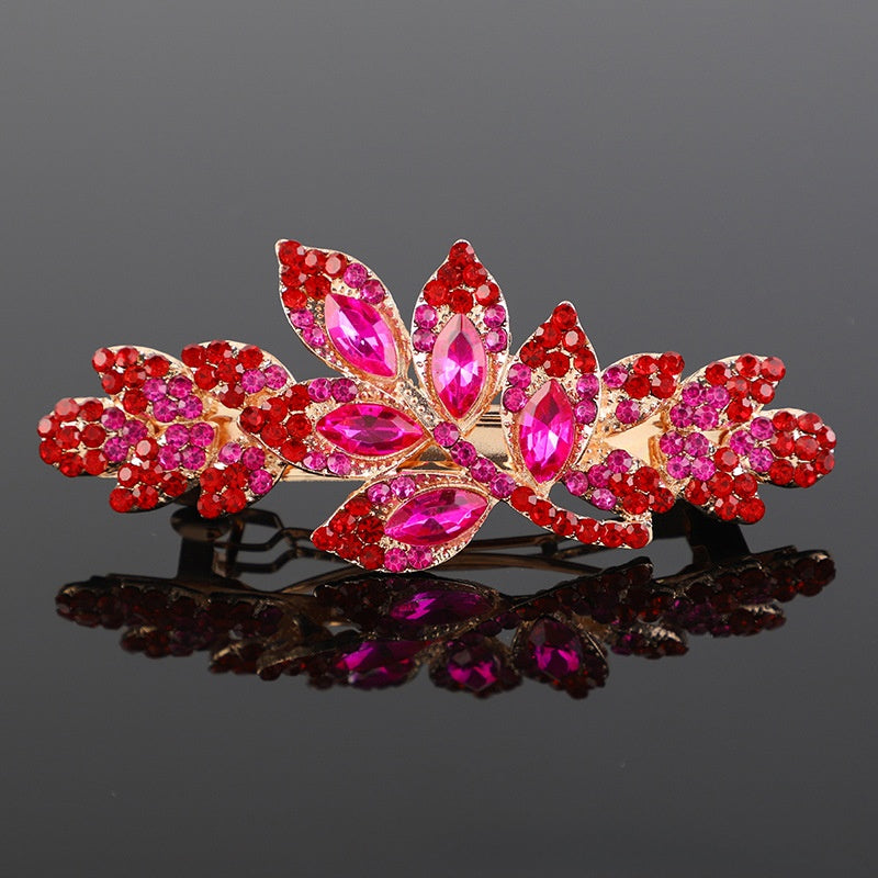 Crystal hair clip