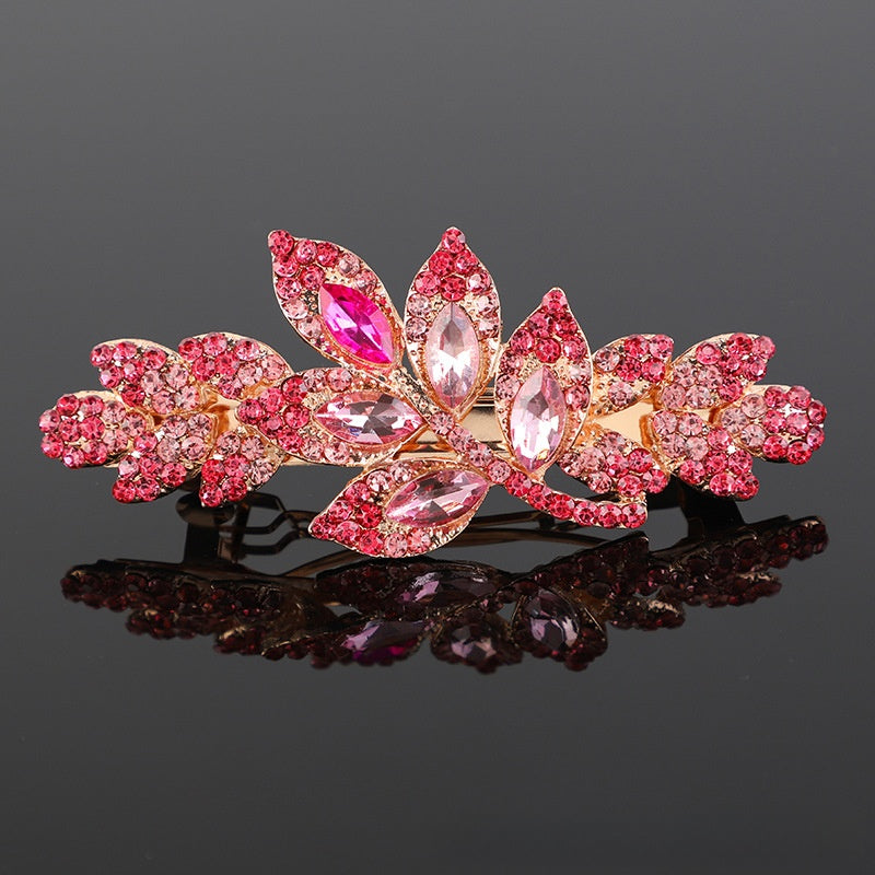 Crystal hair clip