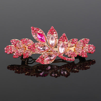 Crystal hair clip