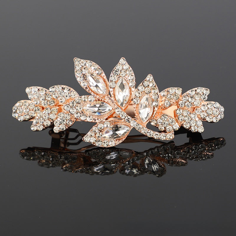 Crystal hair clip
