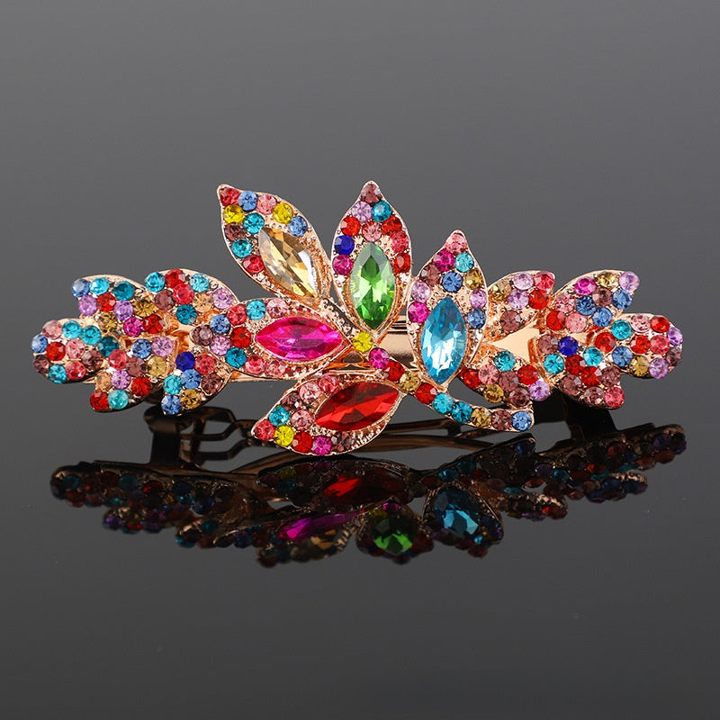 Crystal hair clip