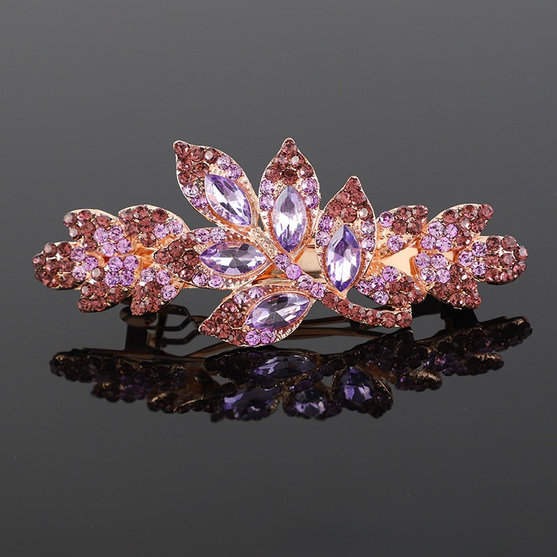 Crystal hair clip