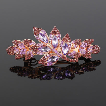 Crystal hair clip