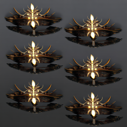 Crystal hair clip