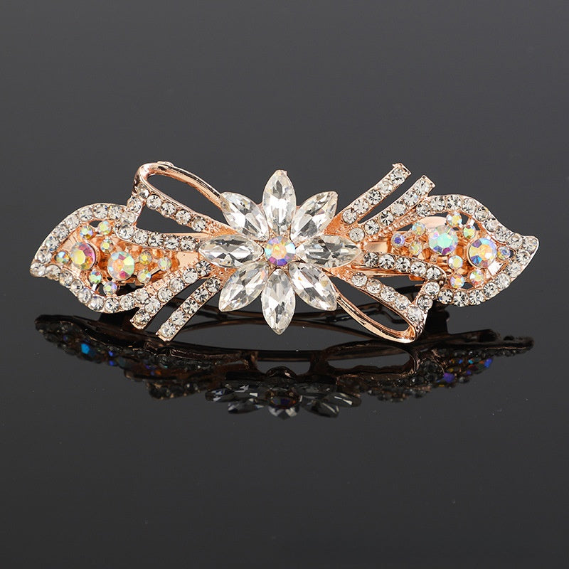 Crystal hair clip