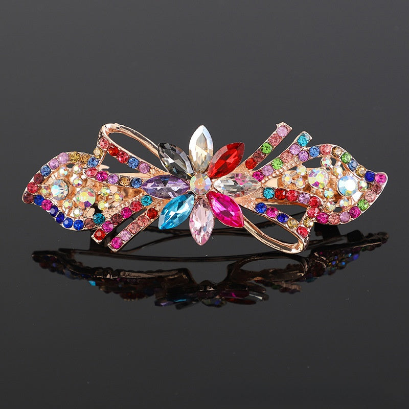 Crystal hair clip