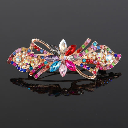 Crystal hair clip