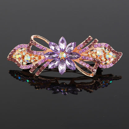 Crystal hair clip