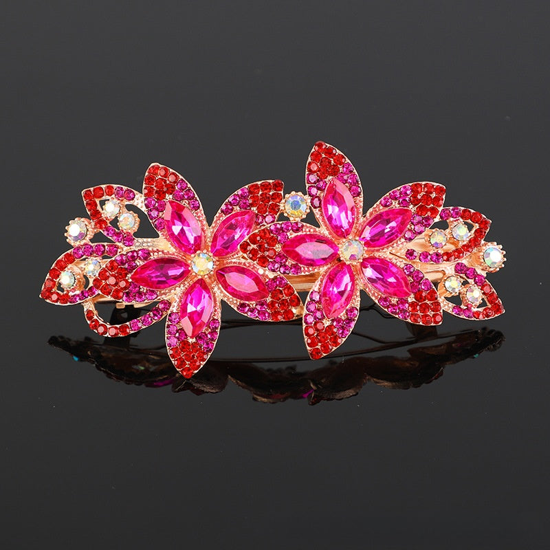 Crystal hair clip