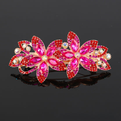 Crystal hair clip
