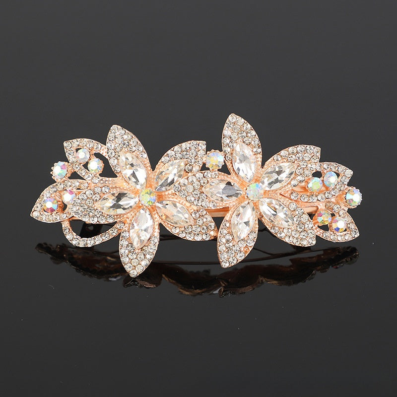 Crystal hair clip