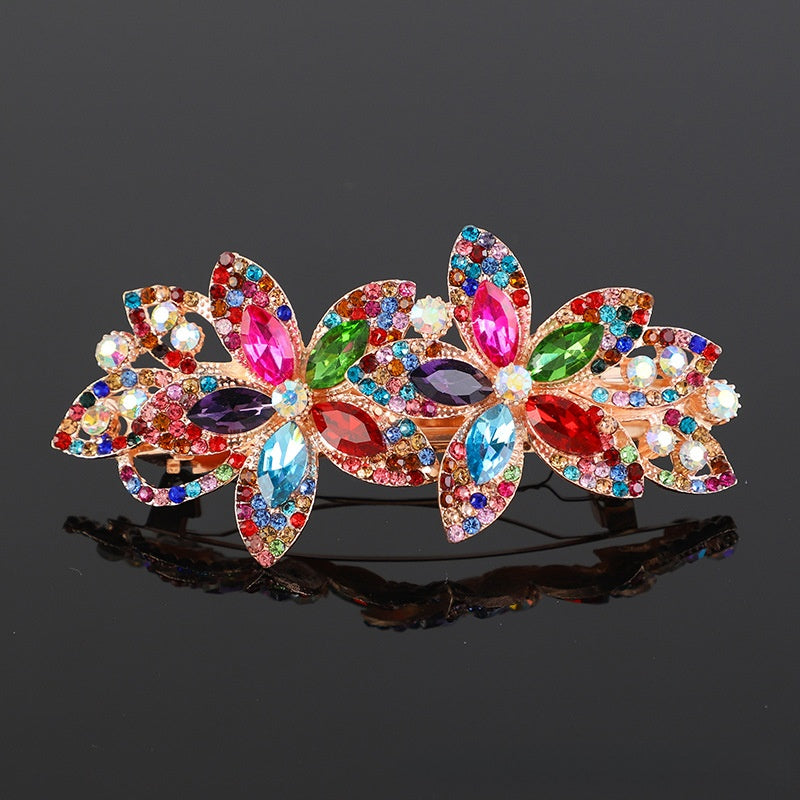 Crystal hair clip