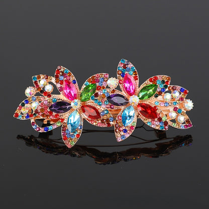 Crystal hair clip