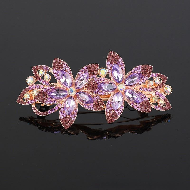 Crystal hair clip