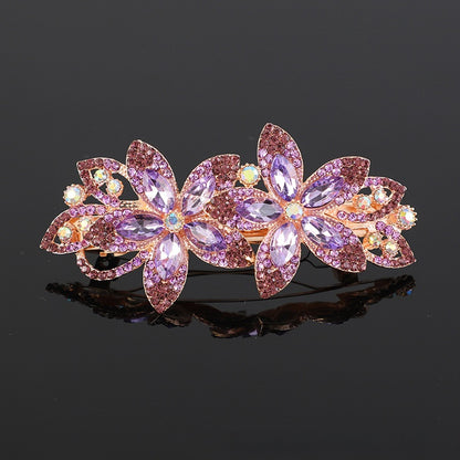 Crystal hair clip